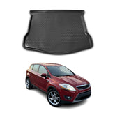 OMAC Bandeja Maletero Alfombrilla para Ford Kuga 2008-2013 Negro Goma TPE 1Pza